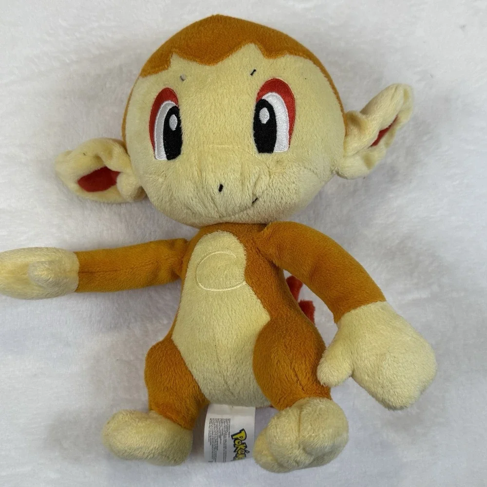 2007 Jakks Pacific Pokemon Chimchar Fire Plush Toy Stuffed Animal 9